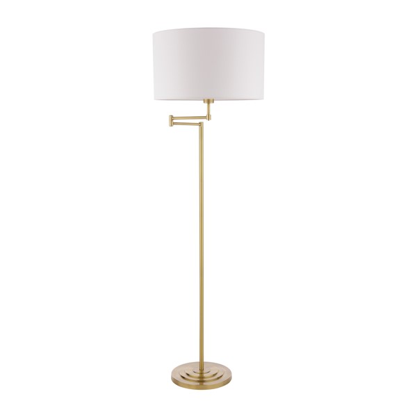 (image for) Laura Ashley Marlowe Floor Lamp Antique Brass With Shade